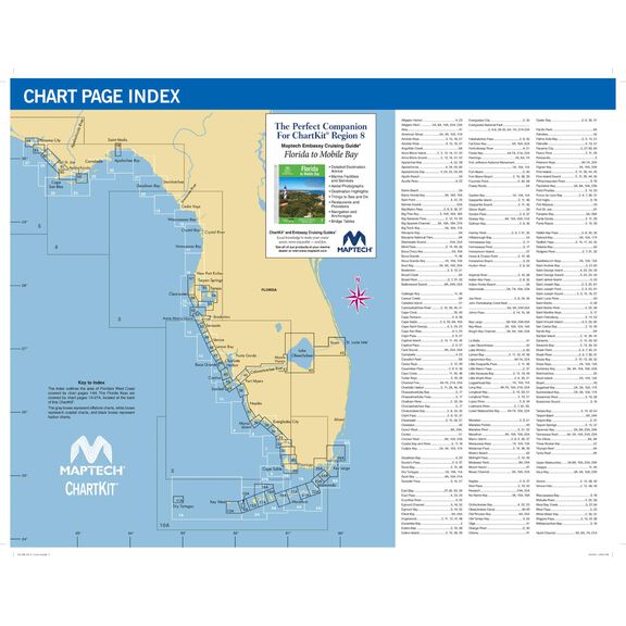 R08-17WMDS ChartKit&reg;&nbsp;Region 8, 16th Edition, Florida West Coast and the Keys image number 2