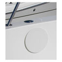 6" White Sure-Seal Pry-Out Deck Plate image number 1