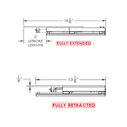Electric Low Profile Adjustable Seat Slide 13 1/8" x 36" image number 3