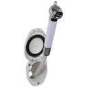 Transom Shower with Push Button Handle, 6' White Hose image number 1