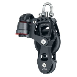 60 mm Aluminum Element Fiddle Block with Cam Cleat