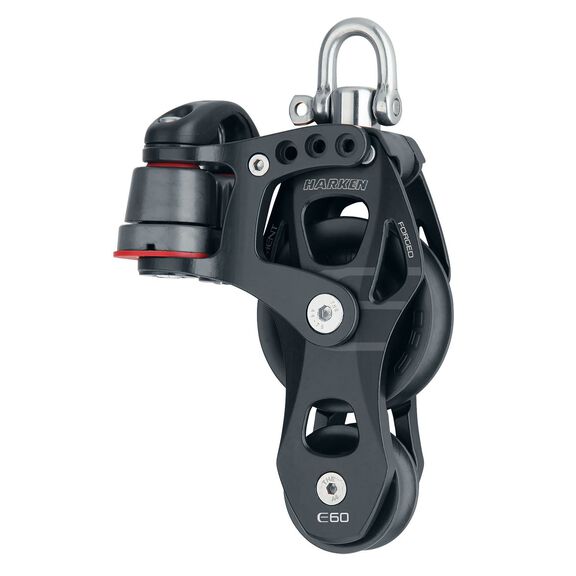 60 mm Aluminum Element Fiddle Block with Cam Cleat image number 0