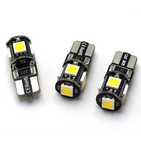 Wedge Base T10-194 360 degree LED Bulbs, 3-Pack image number 1