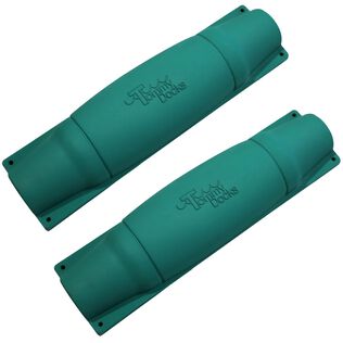 18 in. Straight Dock Bumper, Green 2-pack