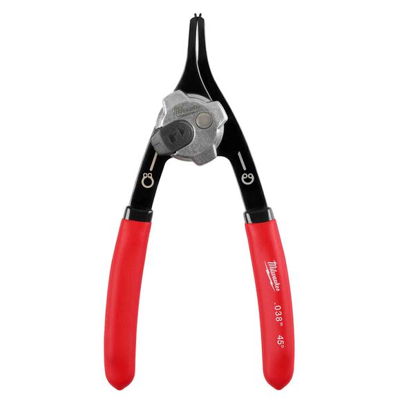 .038" Convertible Snap Ring Pliers - 45&deg; image number 0