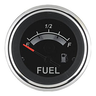 Black Sterling Series Fuel Gauge