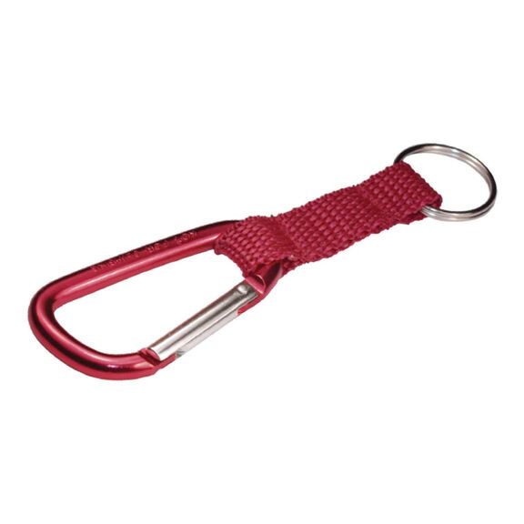 Carabiner with Strap, Red image number 0
