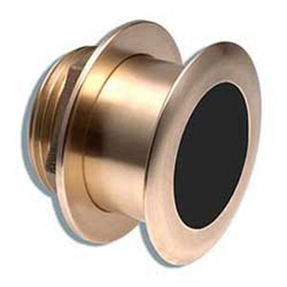 Bronze Tilted Thru-hull Transducer with Depth & Temperature (12&deg; tilt, 8-pin) - Airmar B164 image number 0