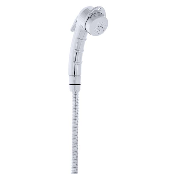 Recessed Shower Chrome Cup & Lid, Small Chrome Sprayer, 6' Stainless Steel Hose image number 8