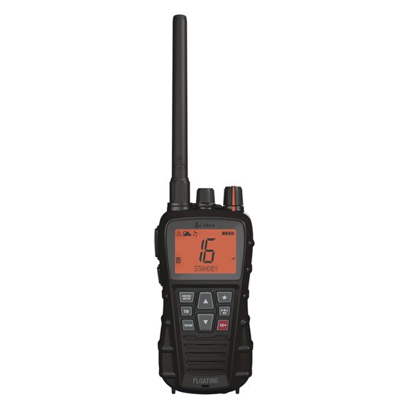 Cobra BlueBound 350 VHF Handheld Marine Radio - Black image number 0