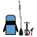 10'10" Wood Blue Inflatable Stand-Up Paddleboard Package image number 3