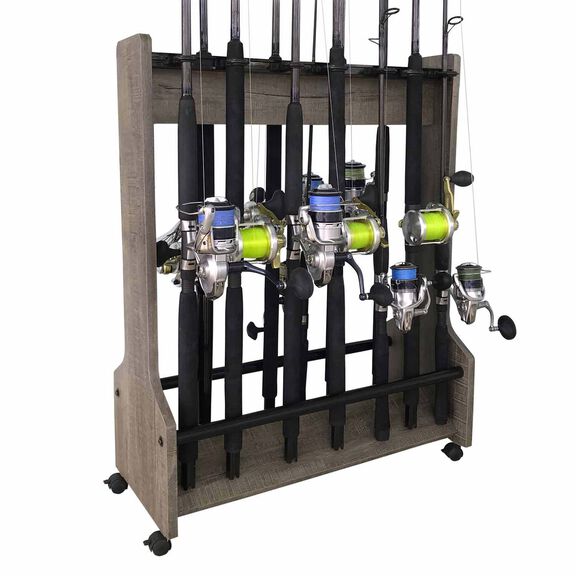 Driftwood 16 Rolling Rod Rack image number 0
