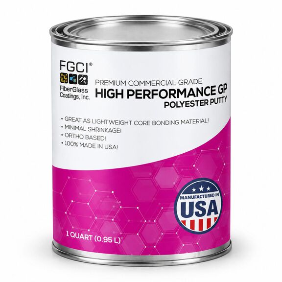 High Performance General Purpose Polyester Putty image number 0