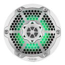 6.5&rdquo; Marine 2-Way Hybrid Speaker with RGB LED, Compression Driver and Neodymium Magnet, 250W RMS 4-Ohm, Gloss White image number 3