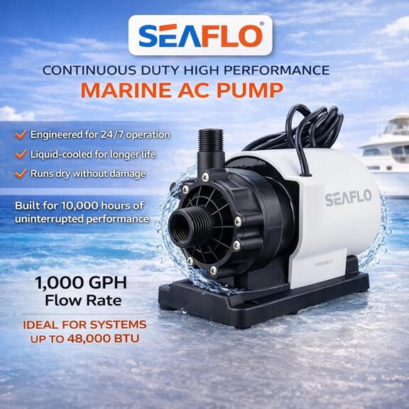 SEAFLO 1000 GPH 230V Marine AC Circulation Pump image number 8