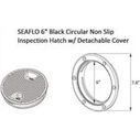 Marine Circular Non-Slip Screw Out Deck Plate Inspection Access Hatch image number 1