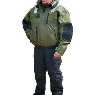 Snowmobile Flotation Bomber Jacket, USCG/TC, OD Green, Extra Large