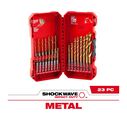 SHOCKWAVE Impact Duty&trade; RED HELIX&trade; Titanium Drill Bit Set, 23 Piece image number 0