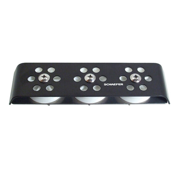 Three-Sheave, Stainless Cheek Deck Organizer image number 0