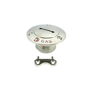 Stainless Steel Deck Fill with Key for Water Pipe, 1 1/2"