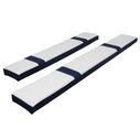 36" Deluxe Series Coaming Bolster, Brite White / Mariner Blue image number 4