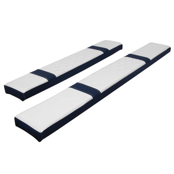 36" Deluxe Series Coaming Bolster, Brite White / Mariner Blue image number 4