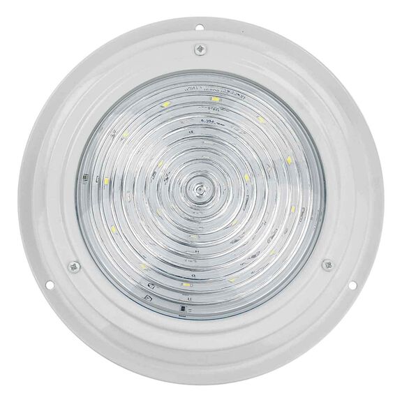 6 7/8" White Aluminum LED Dome Light, White image number 0