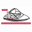 Specialty Boat Cover for Tournament Ski Boats with Tower&nbsp;&&nbsp;Swim Platform,&nbsp;Over-the-Tower Cover image number 1