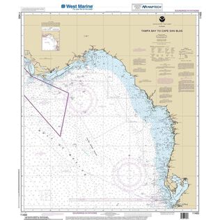 Maptech&reg; NOAA Recreational Waterproof Chart-Tampa Bay to Cape San Blas, 11400