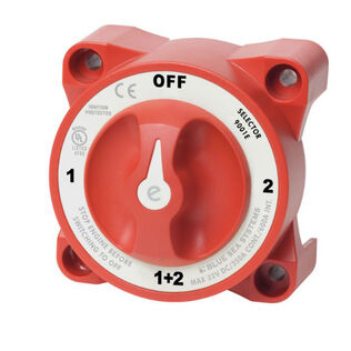 e-Series Compact Battery Switch Off/1/Both/2 No Alt. Field Disc.