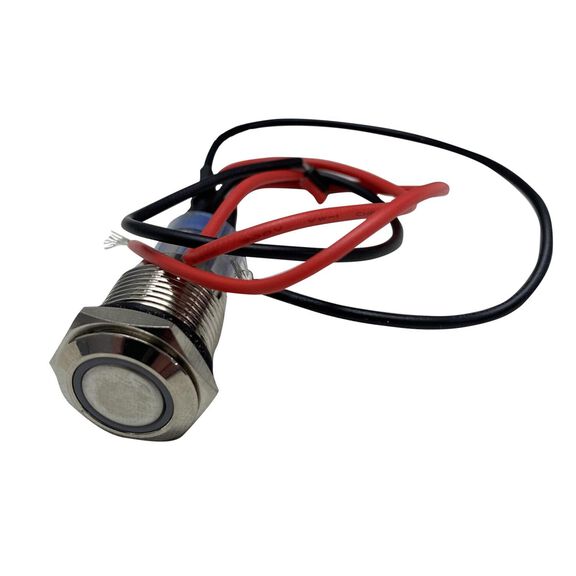 16mm LED Two Position Switch, Red image number 2