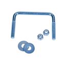 Zinc Plated Square Bend U-Bolt Sets image number 1