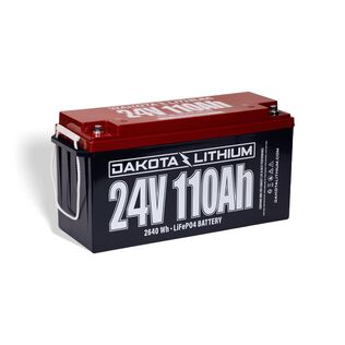 Dakota Lithium Iron Phosphate Marine Battery, 24V, 110Ah