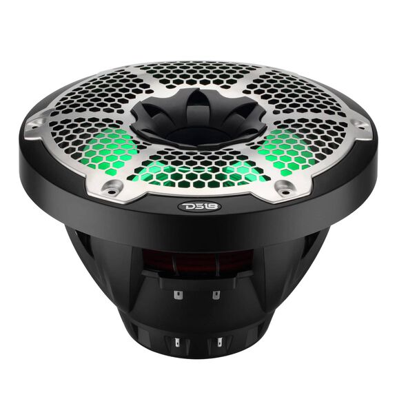 10&rdquo; Marine 2-Way Hybrid Speaker with RGB LED, Compression Driver and Neodymium Magnet, 450W RMS 4-Ohm, Matte Black image number 3