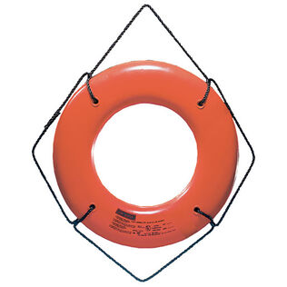 30" Dia. Type IV Hard Shell Ring Buoy Orange