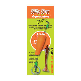 Aggravator&trade; 1.2.3. System&trade; Rigged Popper with Shrimp, Clear Gold Sparkle