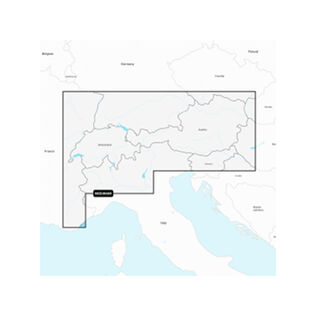 Garmin Navionics Vision+ EU066R Alpine, Lakes and Rivers, Electronic Chart