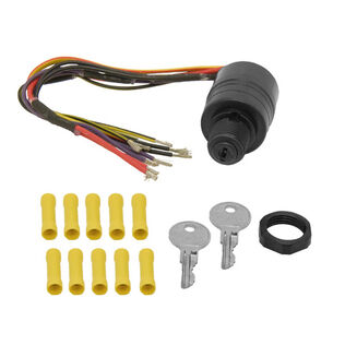 3-Position Push to Choke Magneto Ignition Switch, Off-Run-Start