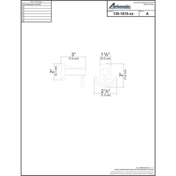 Miah Robe Hook Chrome image number 2