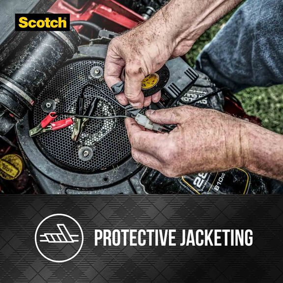 Scotch&reg; Super 88 Vinyl Electrical Tape, 3/4" x 66', Black image number 4