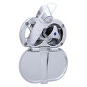 Trinidad Transom Shower Cold Only, Chrome Cup & Lid, Hammer-Head Arctic White Sprayer, 6' White Rubber Hose, Chrome Trinidad Handle image number 0