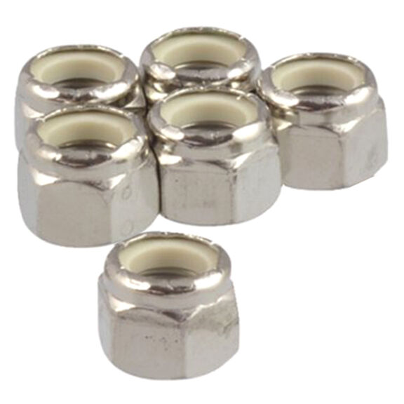 1/2" NF Nylon Brass Nuts, 6-Pack image number 0