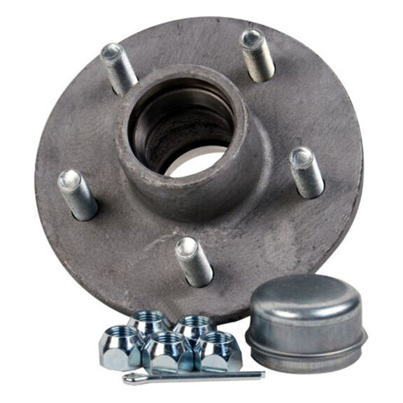 Galvanized Trailer Hub Kit Tapered Spindle image number 0