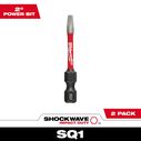 SHOCKWAVE&trade; 2" SQ1 Impact Bit, 2 Pack image number 0