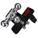 Adjustable Rotating Tri-Ball Receiver, 5" Drop image number 2