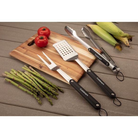 3-Piece Magnetic Grill Tool Set image number 4