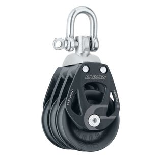 60 mm Element Triple Block with Swivel/Locking Shackle