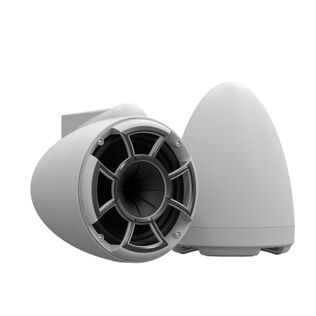 Wet Sounds REV 8 White Special Edition Revolution Series 8" Matte White Tower Speakers with X-Mount Surface Mounts (Pair)