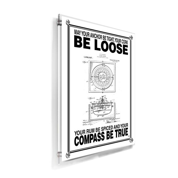 May Your Compass Be True Poster, White image number 1