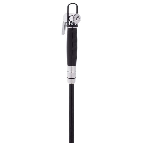Recessed Shower Black Cup & Lid, Hammer-Head Black Sprayer, 6' Black Rubber Hose image number 8